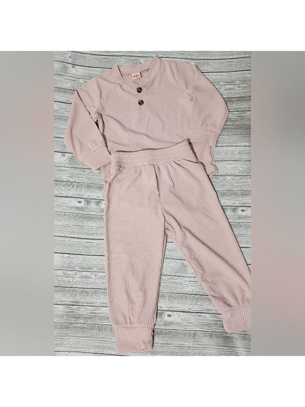 SHEIN Baby Ribbed Bodysuit and Matching Pant Set Size 6-9 Months New Without Tag